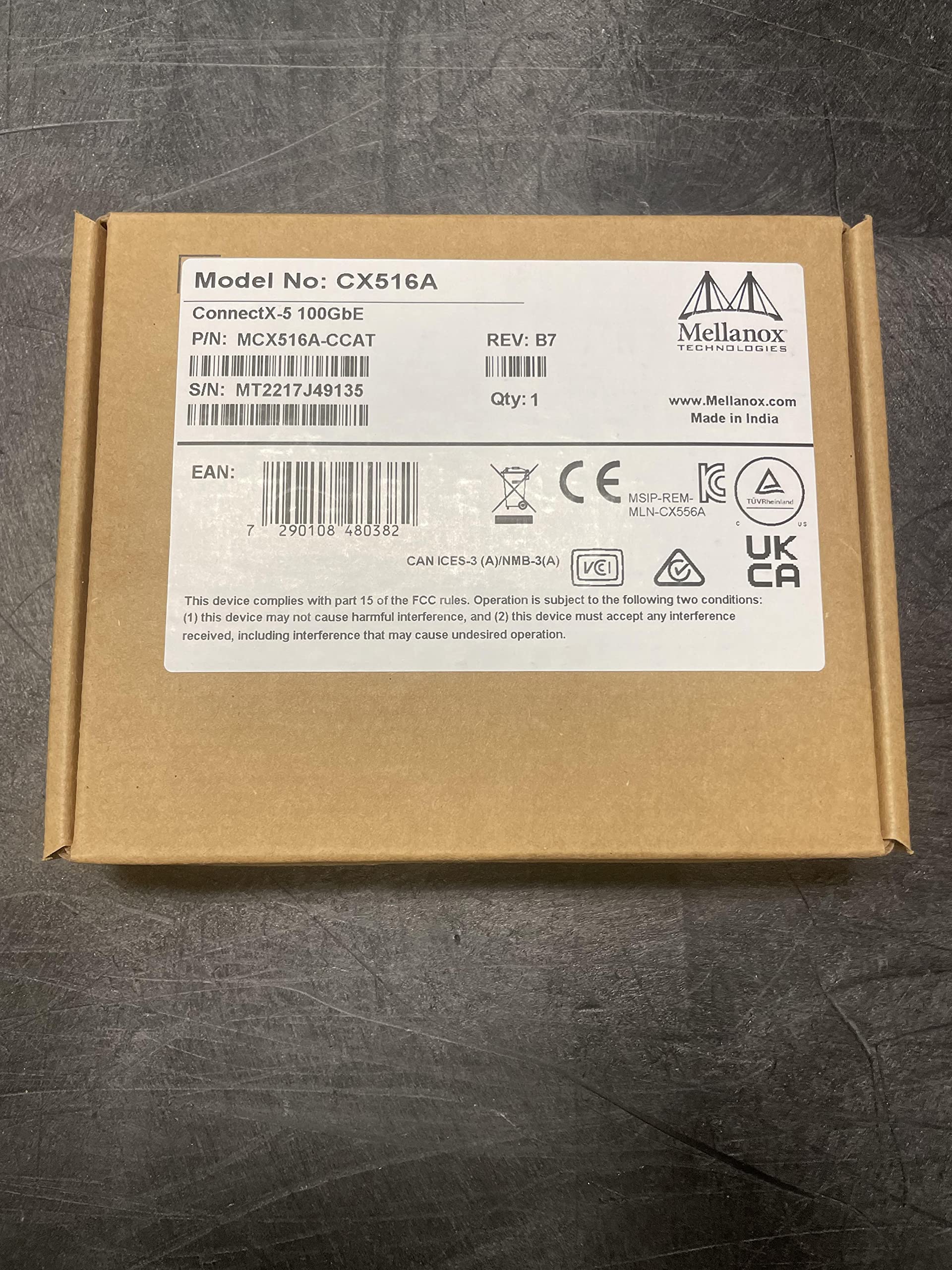 Amazon.com: Mellanox MCX516A-CCAT ConnectX-5 EN Network Interface